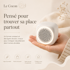 Pensé pour trouver sa place partout — Le Cocon tenu dans la main